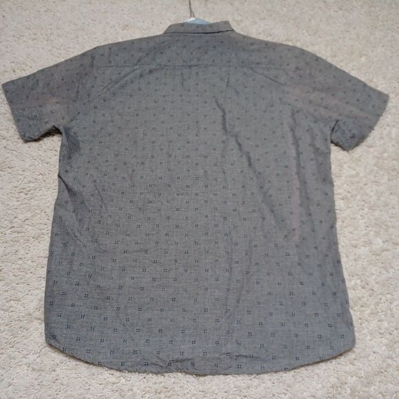 Molokai Surf Co Shirt Men's XL Grey Print Button Up Collared Surfing Beach - Picture 5 of 6